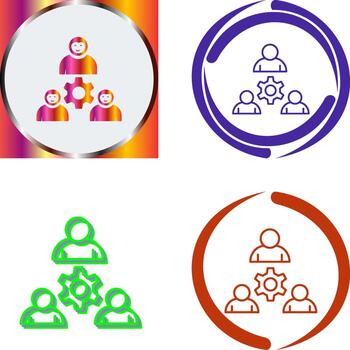 Teamwork Icon Design vector