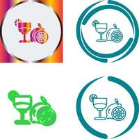 Lime Juice Icon Design vector