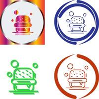 diseño de icono de hamburguesa vector