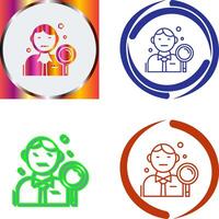 Candidate Icon Design vector