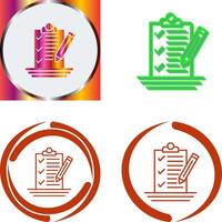 Check List Icon Design vector