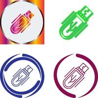 Usb Drive Icon Design vector