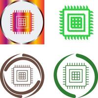 Processor Icon Design vector