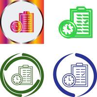 Time Planing Icon Design vector