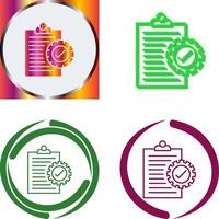 Check List Icon Design vector