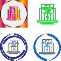 Police Station Icon Design vector