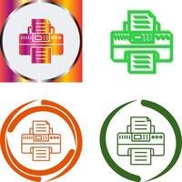 Printer Icon Design vector