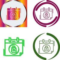 Calendar Icon Design vector