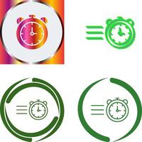 Stopwatch Icon Design vector