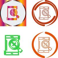 Magnifying Glass Icon Design vector