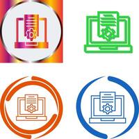 Research Icon Design vector
