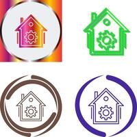 Home Automation Icon Design vector