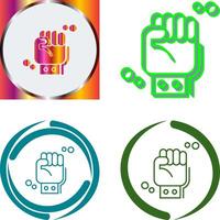 Fist Icon Design vector