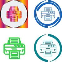 Printer Icon Design vector