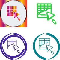 Plastering Icon Design vector