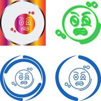 Grimacing Icon Design vector