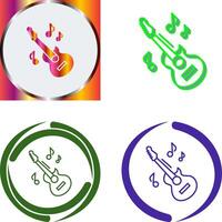 Guitar Icon Design vector