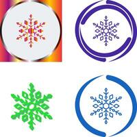 Snow Flake Icon Design vector