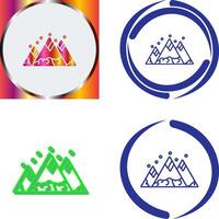 Mountain Icon Design vector