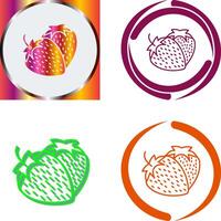 Strawberry Icon Design vector