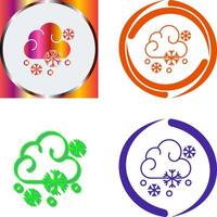 Snowy Icon Design vector