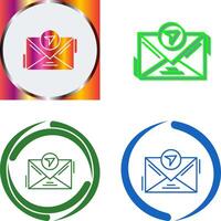 Message Icon Design vector