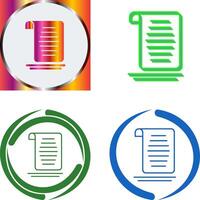 Document Icon Design vector