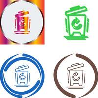 Bin Icon Design vector