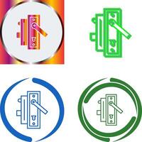 Door Handle Icon Design vector