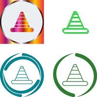 Traffic Cone Icon Design vector