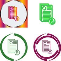 Privacy Icon Design vector