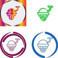 Security Camera Icon Design vector