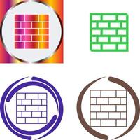 Wall Icon Design vector