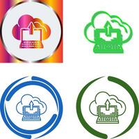 Backup Icon Design vector