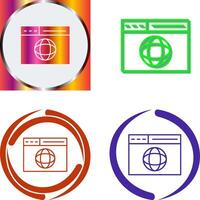 Web Page Icon Design vector