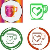 Mug Icon Design vector