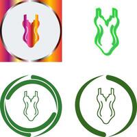 Swim Suit Icon Design vector