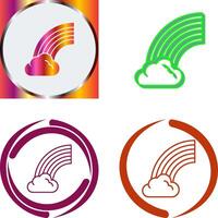 Rainbow Icon Design vector