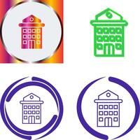 Hotell Icon Design vector