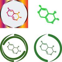 Molecule Icon Design vector