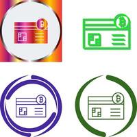 Credit Card Icon Design vector