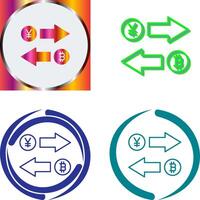 Exchange Icon Design vector