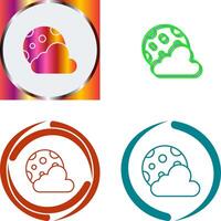 Moon Icon Design vector