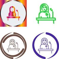 Candidate Icon Design vector