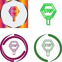 diseño de icono de señal de stop vector