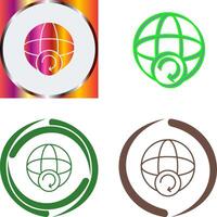 Earth Icon Design vector