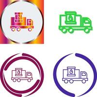 Fuel Truck Icon Design vector