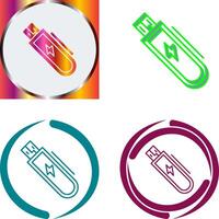 Usb Icon Design vector