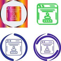 Password Icon Design vector