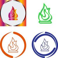 diseño de icono de fuego vector